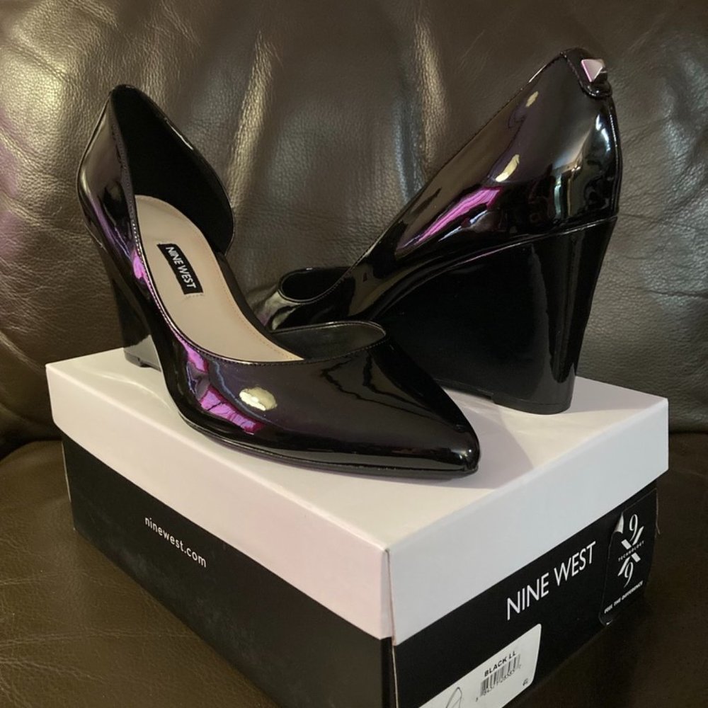 Nine West - "Cart" 3" Wedge Size 11 Heels - Perfect Condition